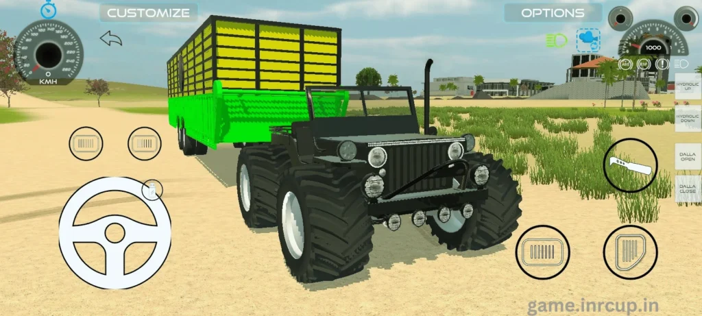 Indian vehicles simulator 3d New update cars with trolley