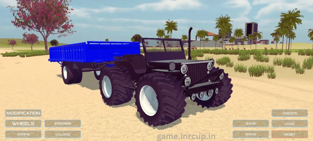 Indian vehicles simulator 3d New update cars with trolley