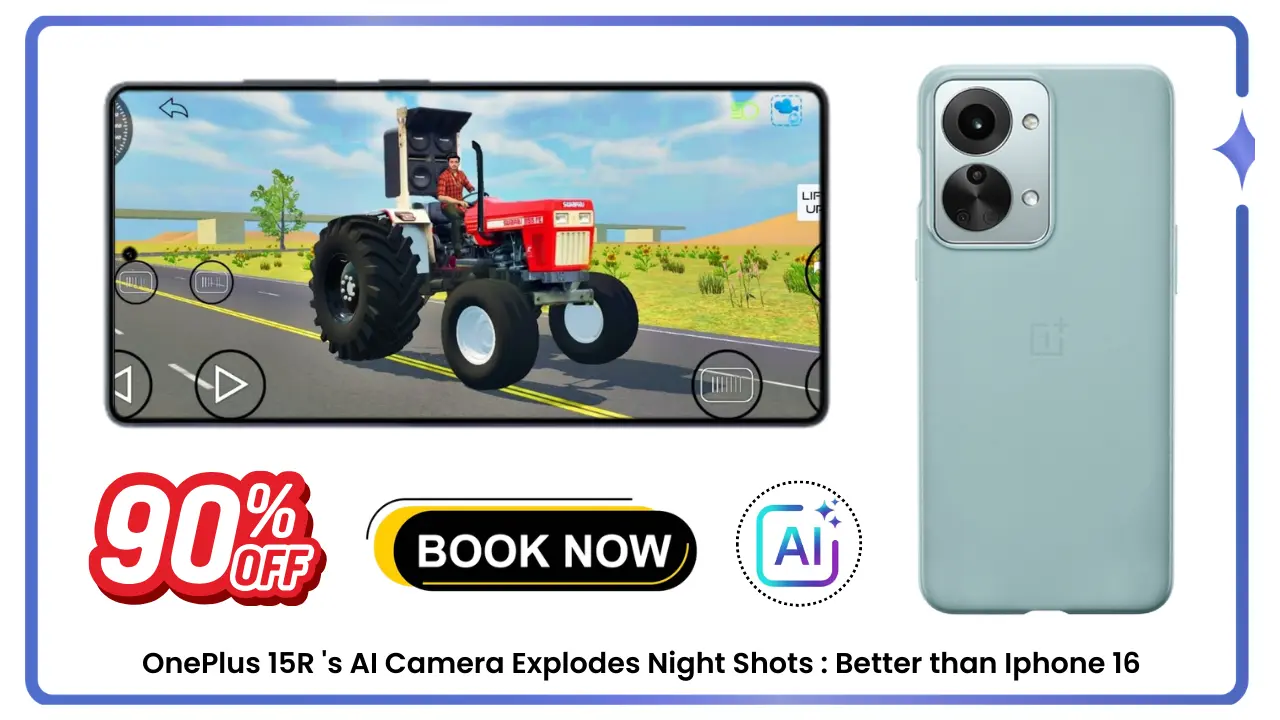 OnePlus 15R AI Camera Explodes Night Shots