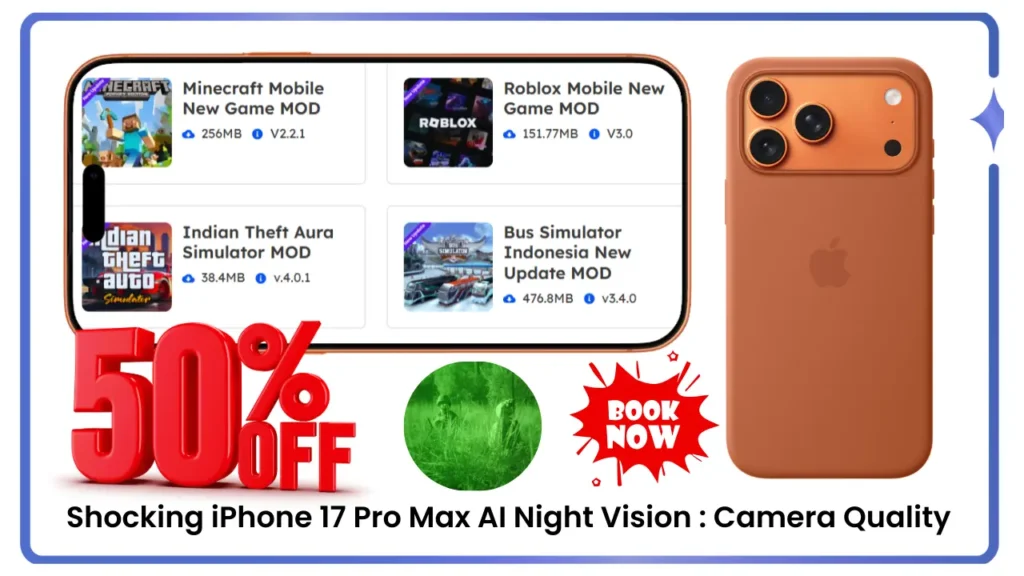 Shocking iPhone 17 Pro Max AI Night Vision